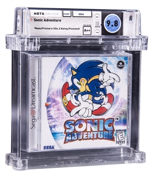 1999 SEGA Dreamcast (USA) "Sonic Adventure" Sealed Video Game - WATA 9.8/A++